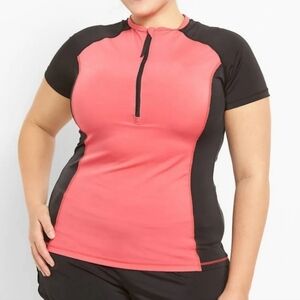 Lane Bryant LIVI 50+ UPF Surf Swim Active Rash Guard Top Plus Size 20 NWT